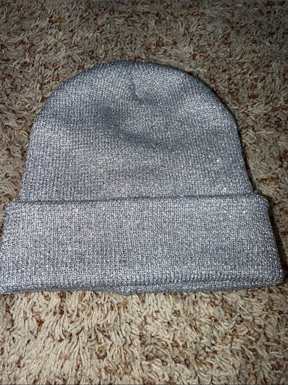New By Anthropologie Sparkle Beanie Hat size Os. - Picture 2 of 7